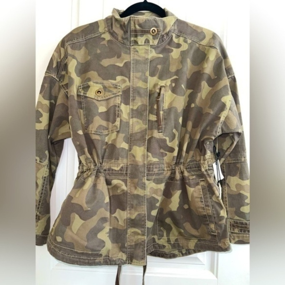 New✨Anthropologie Marrakech Camouflage Anorak Camo Jacket - Picture 5 of 11